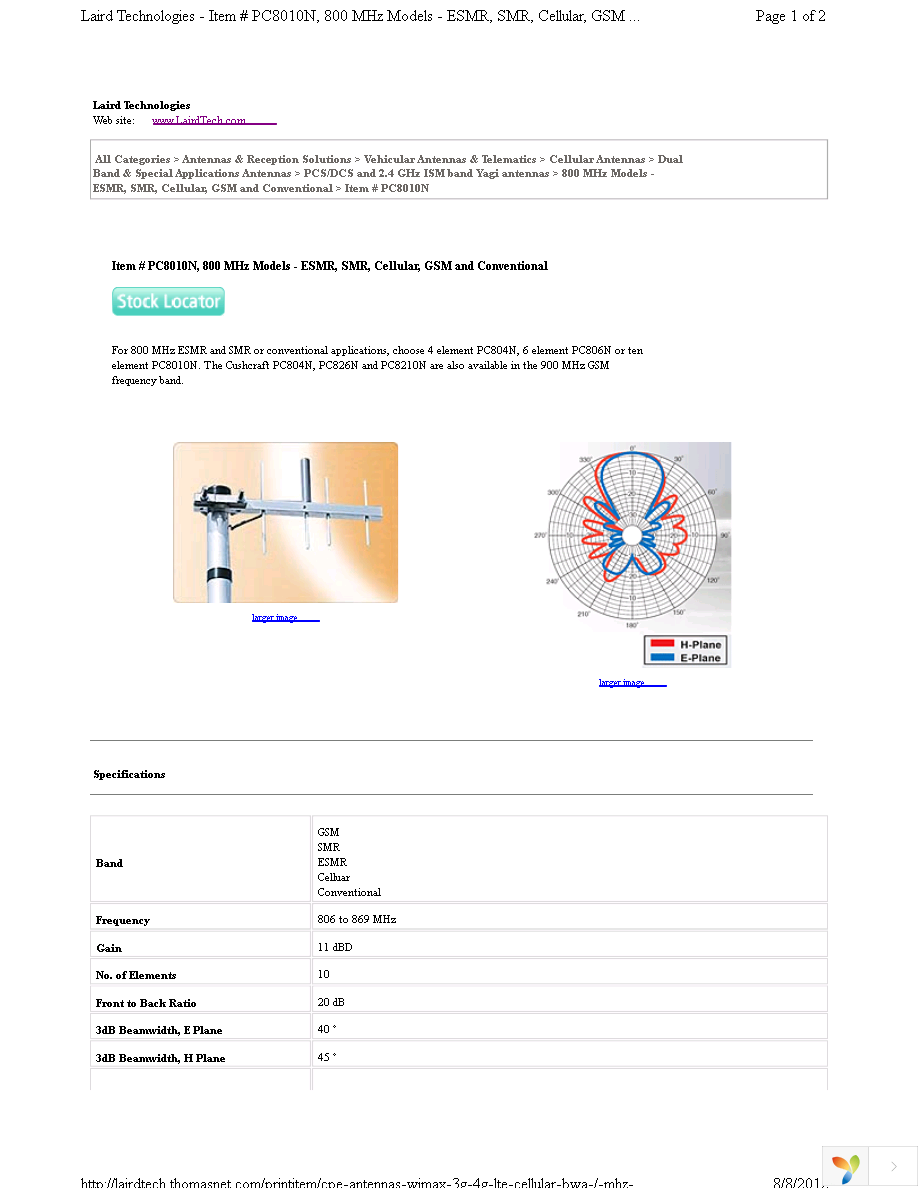 PC8010N Page 1