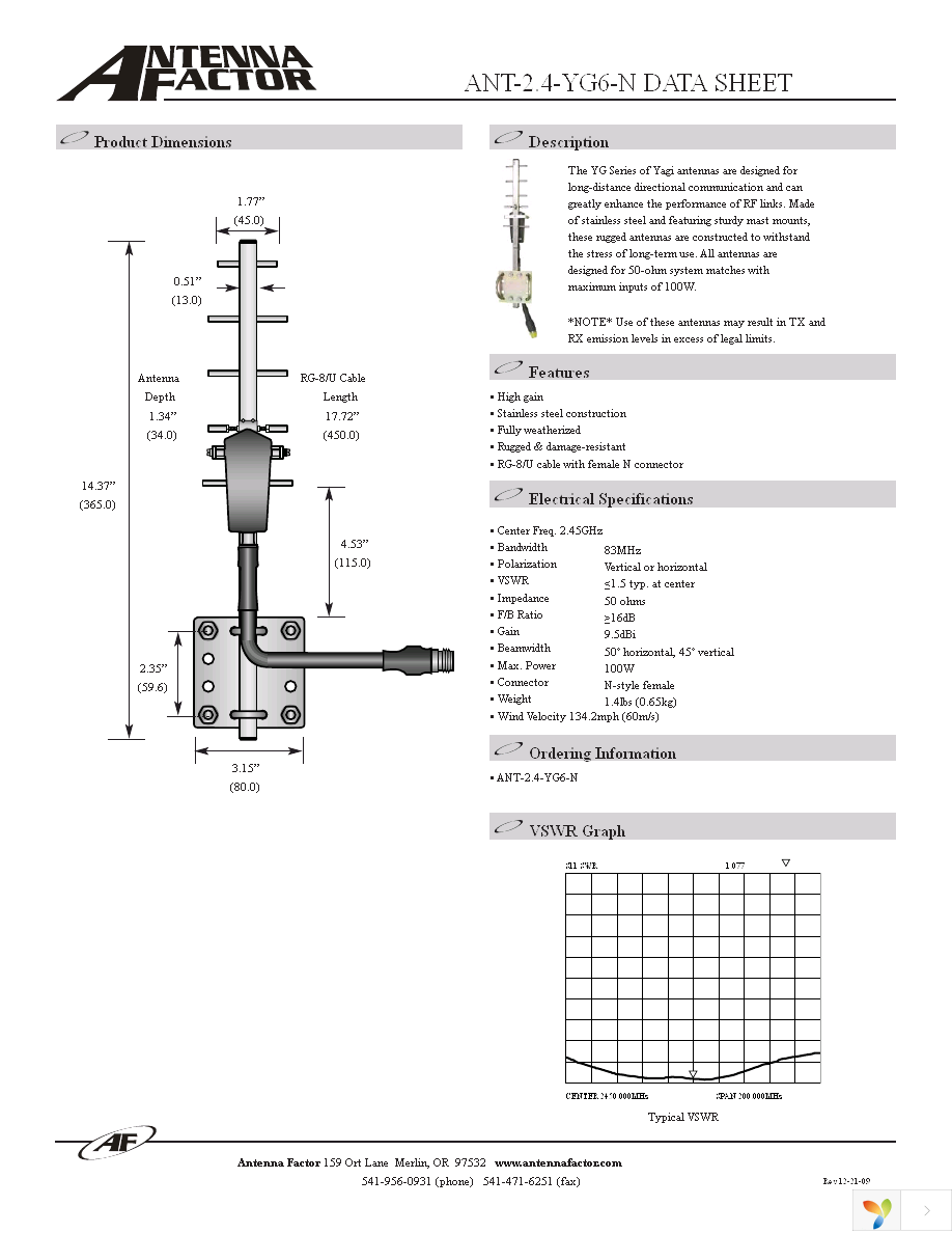 ANT-2.4-YG6-N Page 1