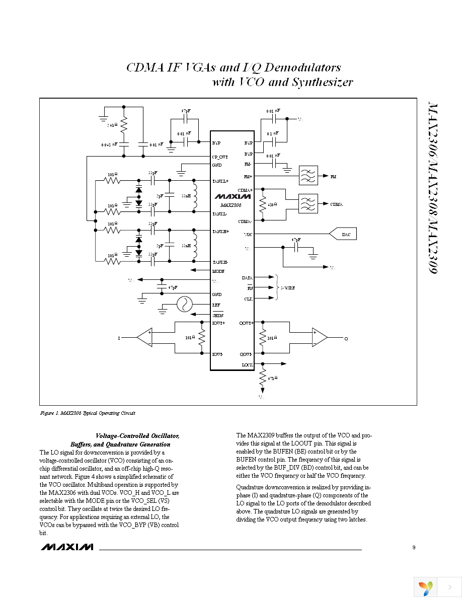 MAX2306ETI+ Page 9