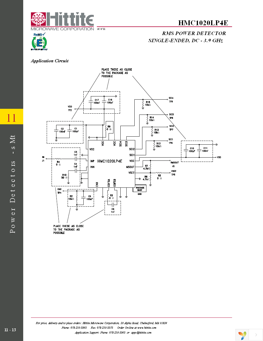 HMC1020LP4E Page 15