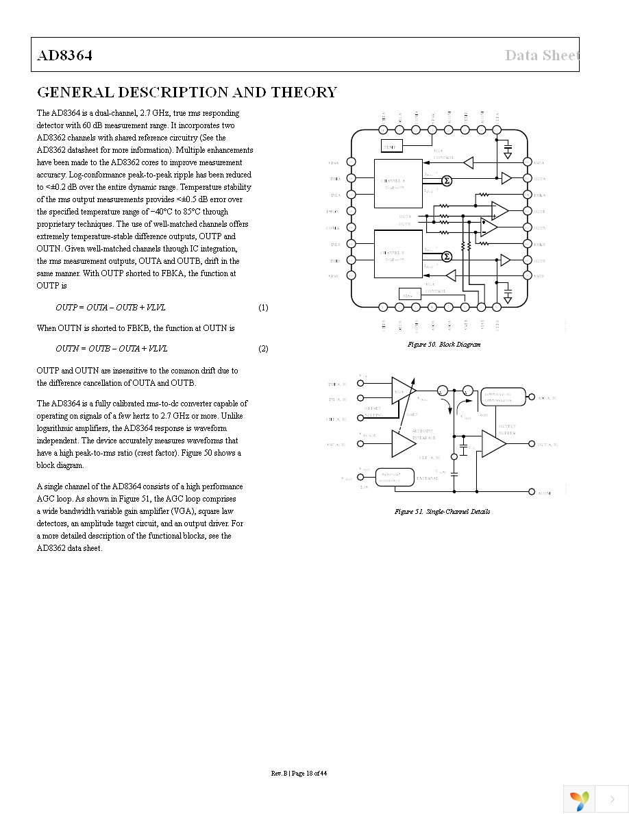 AD8364ACPZ-REEL7 Page 18