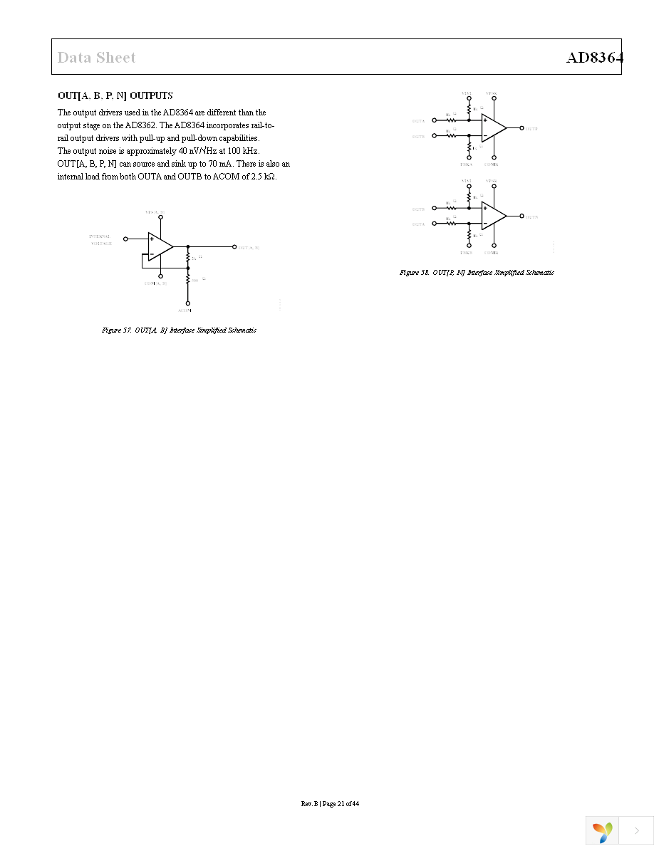 AD8364ACPZ-REEL7 Page 21