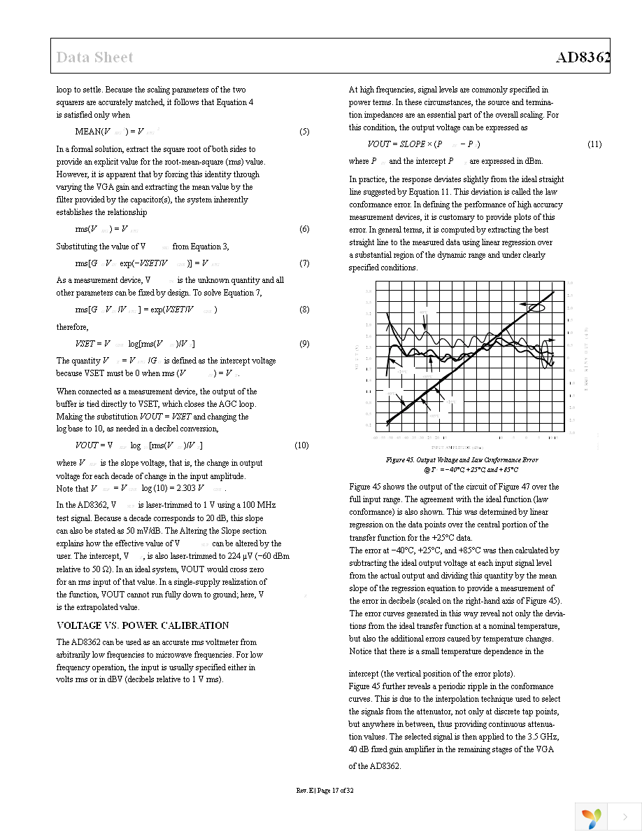 AD8362ARUZ Page 17