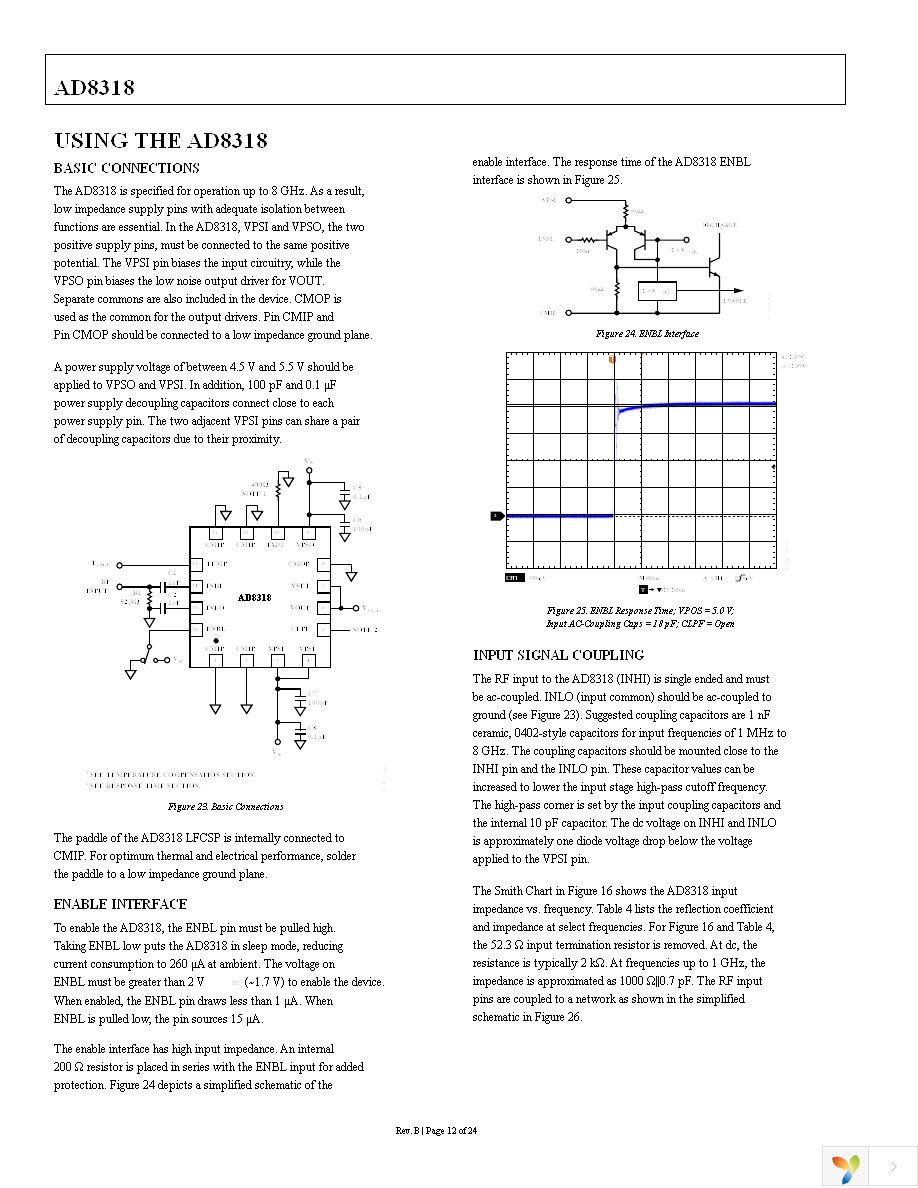 AD8318ACPZ-REEL7 Page 12