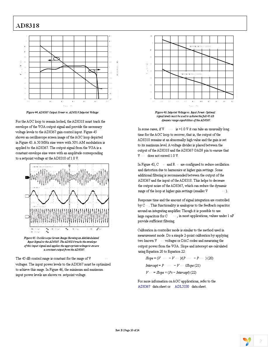 AD8318ACPZ-REEL7 Page 20