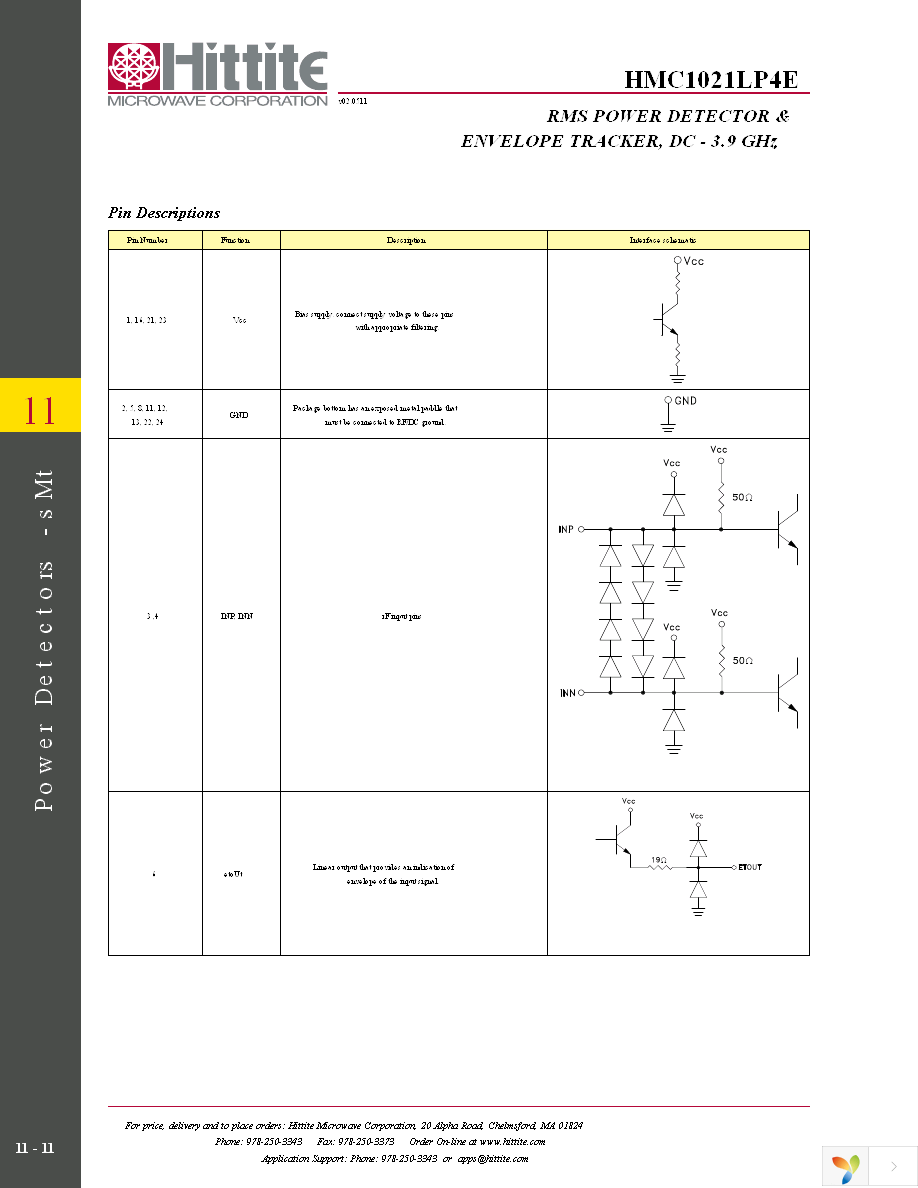 HMC1021LP4E Page 13