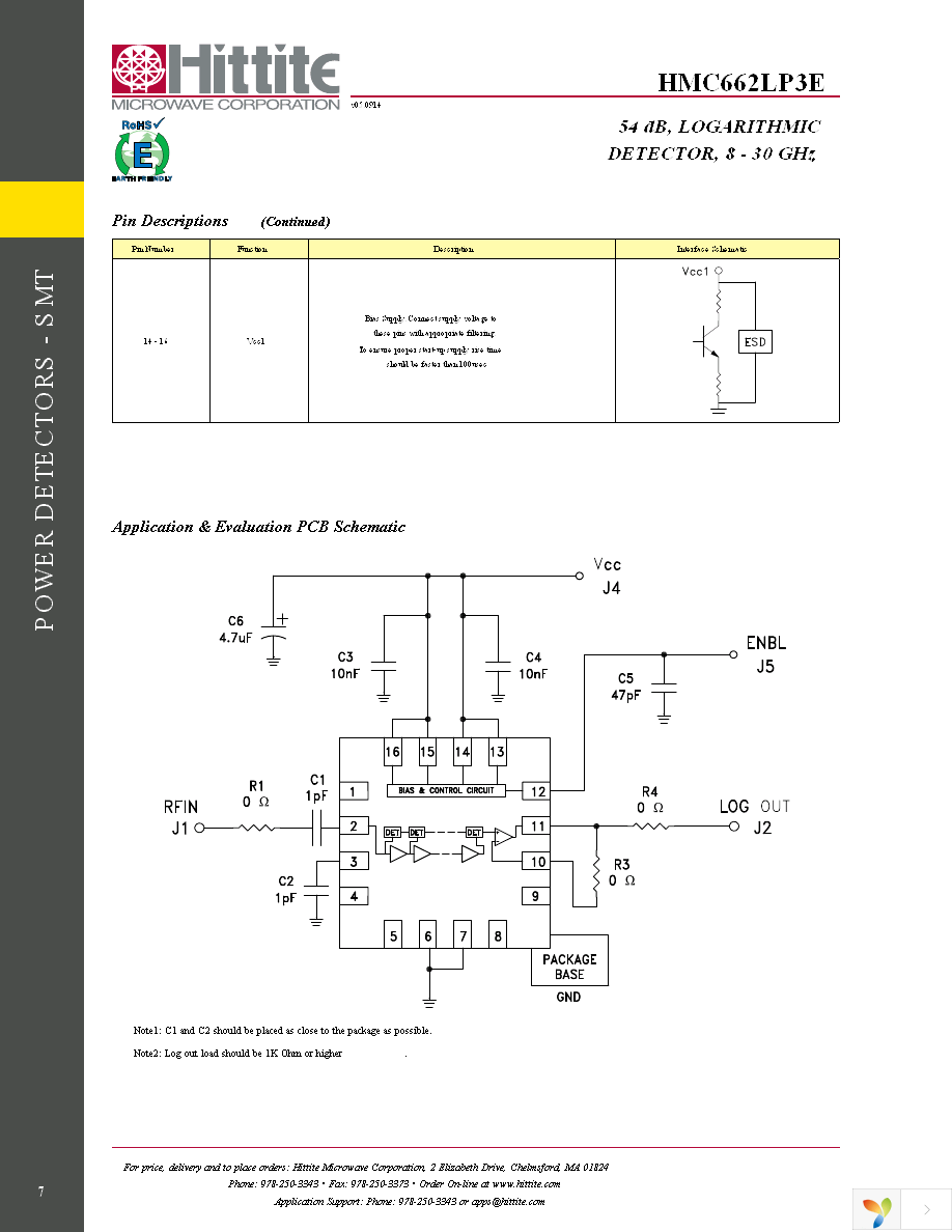 HMC662LP3E Page 9