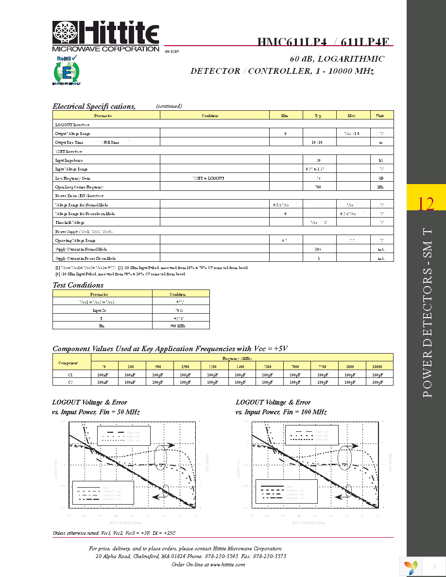 HMC611LP4E Page 4