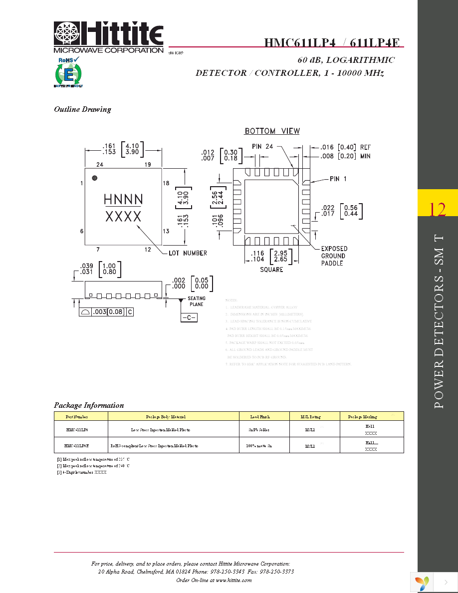 HMC611LP4E Page 8