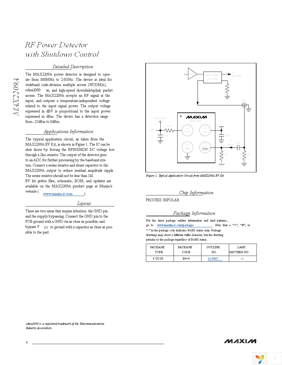 MAX2209AEBS+T10 Page 6