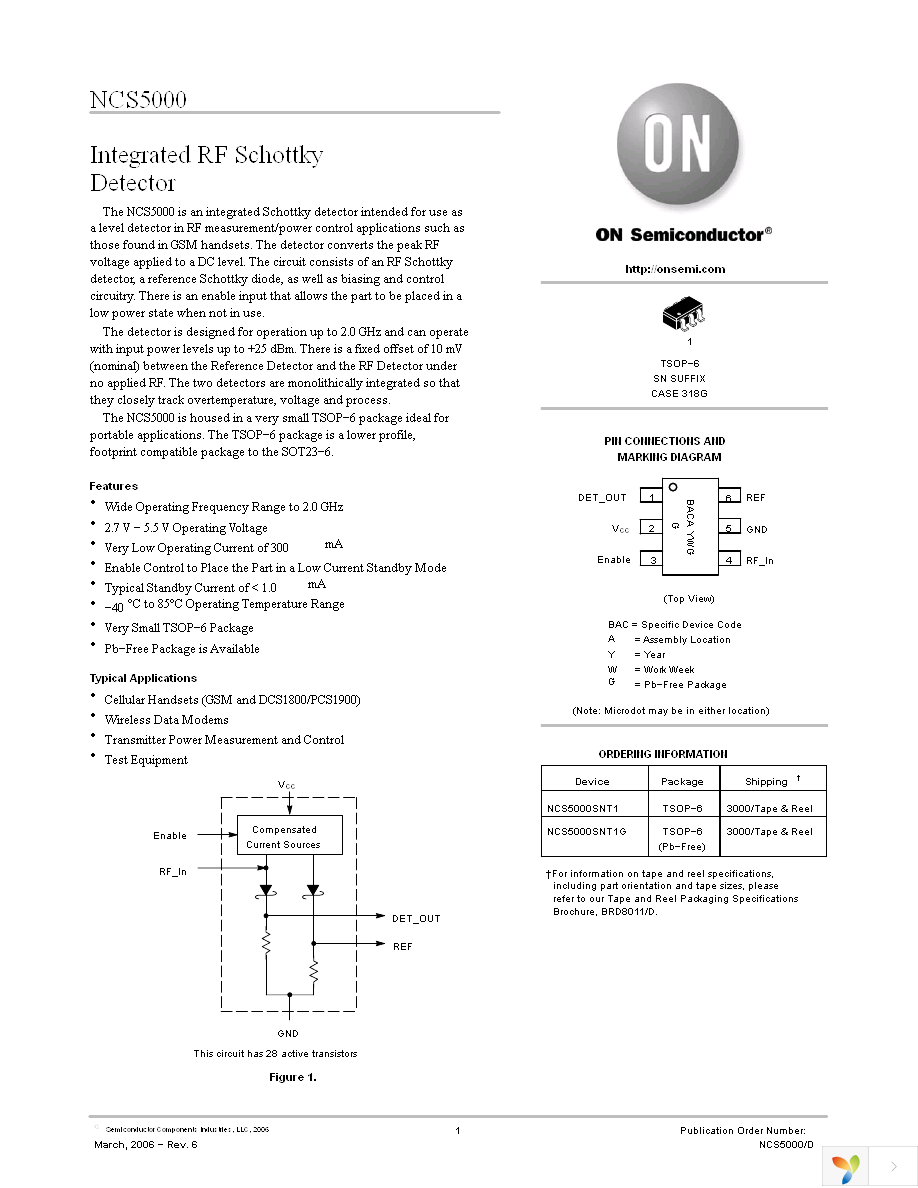 NCS5000SNT1G Page 1