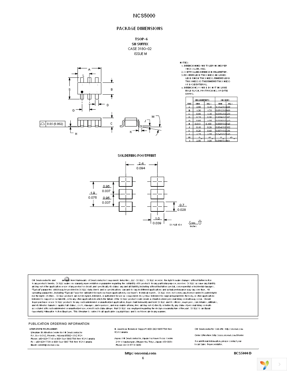 NCS5000SNT1G Page 6