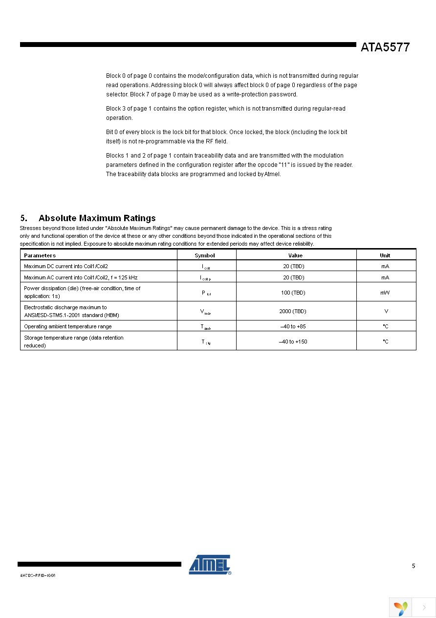 ATA5577M2330C-DBB Page 5