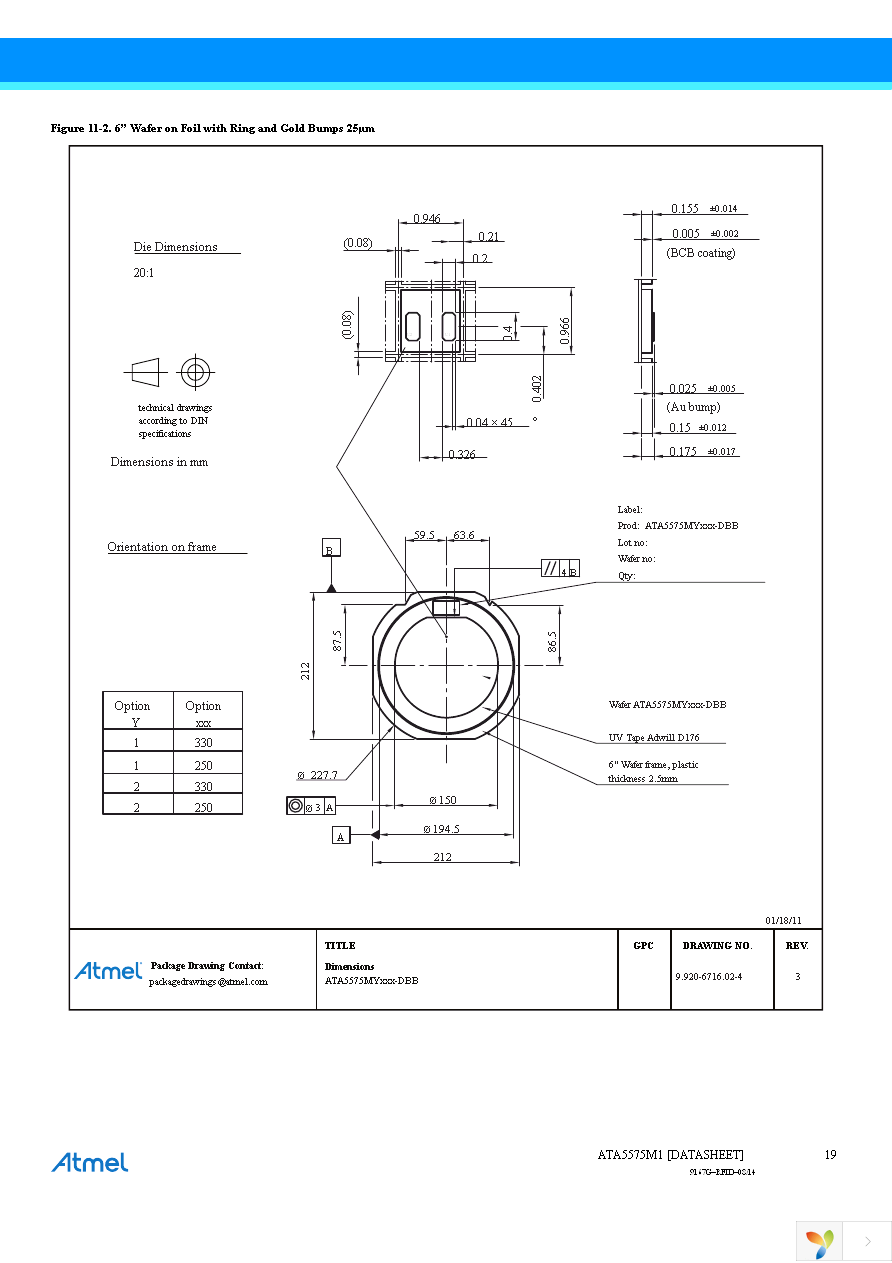 ATA5575M1330-DDB Page 19