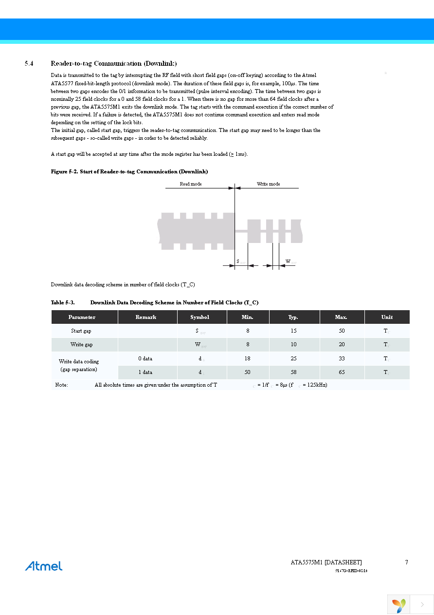 ATA5575M1330-DDB Page 7