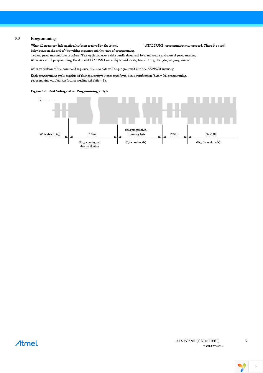 ATA5575M1330-DDB Page 9