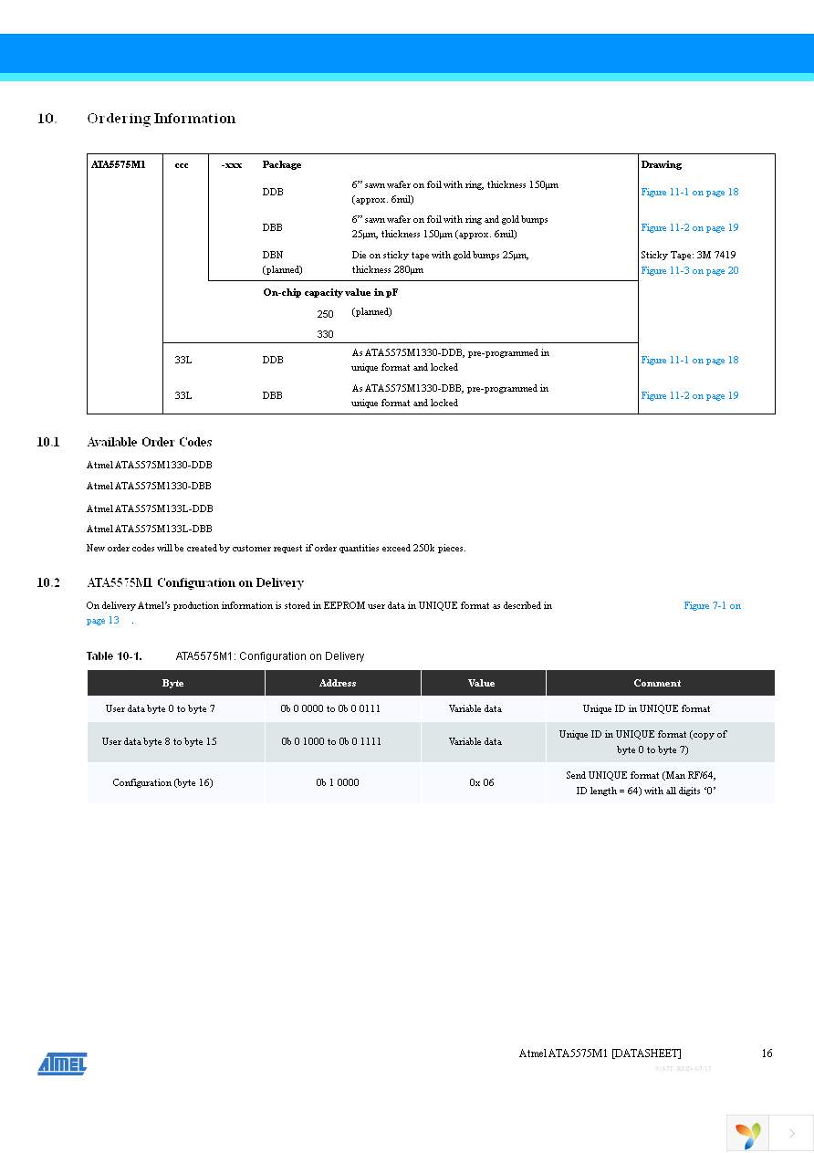 ATA5575M1330-DBN Page 16