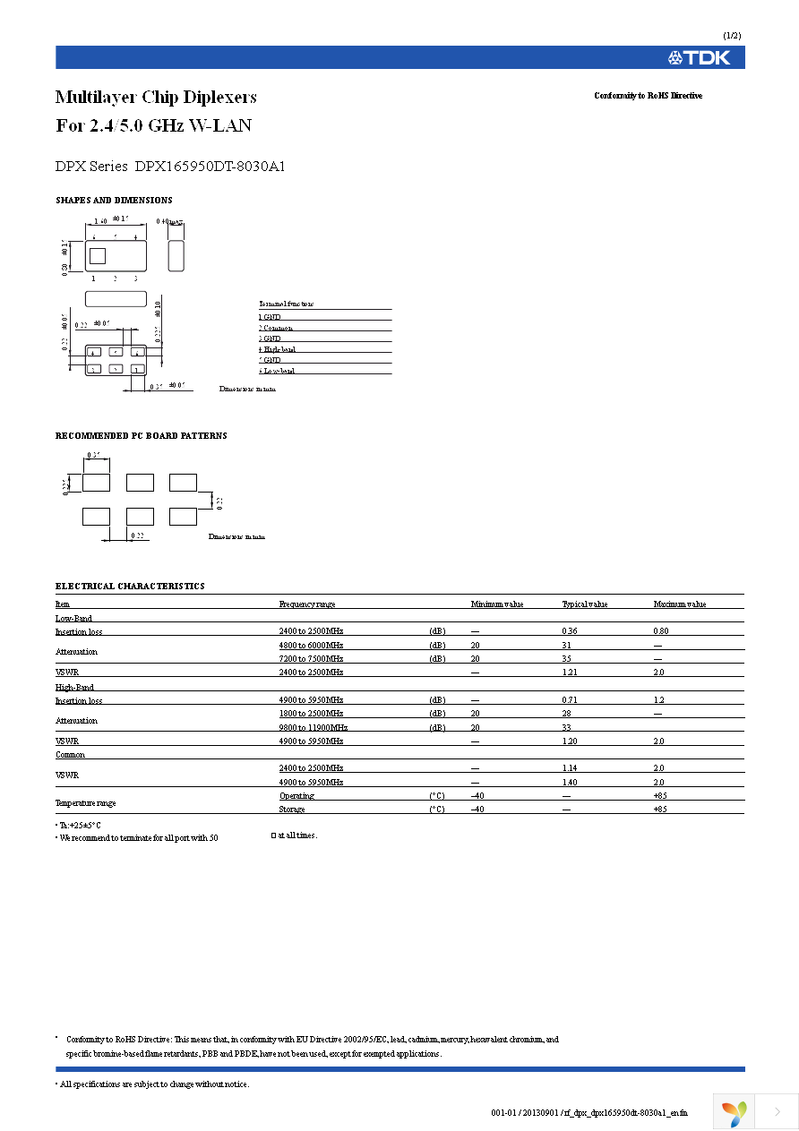 DPX165950DT-8030A1 Page 1