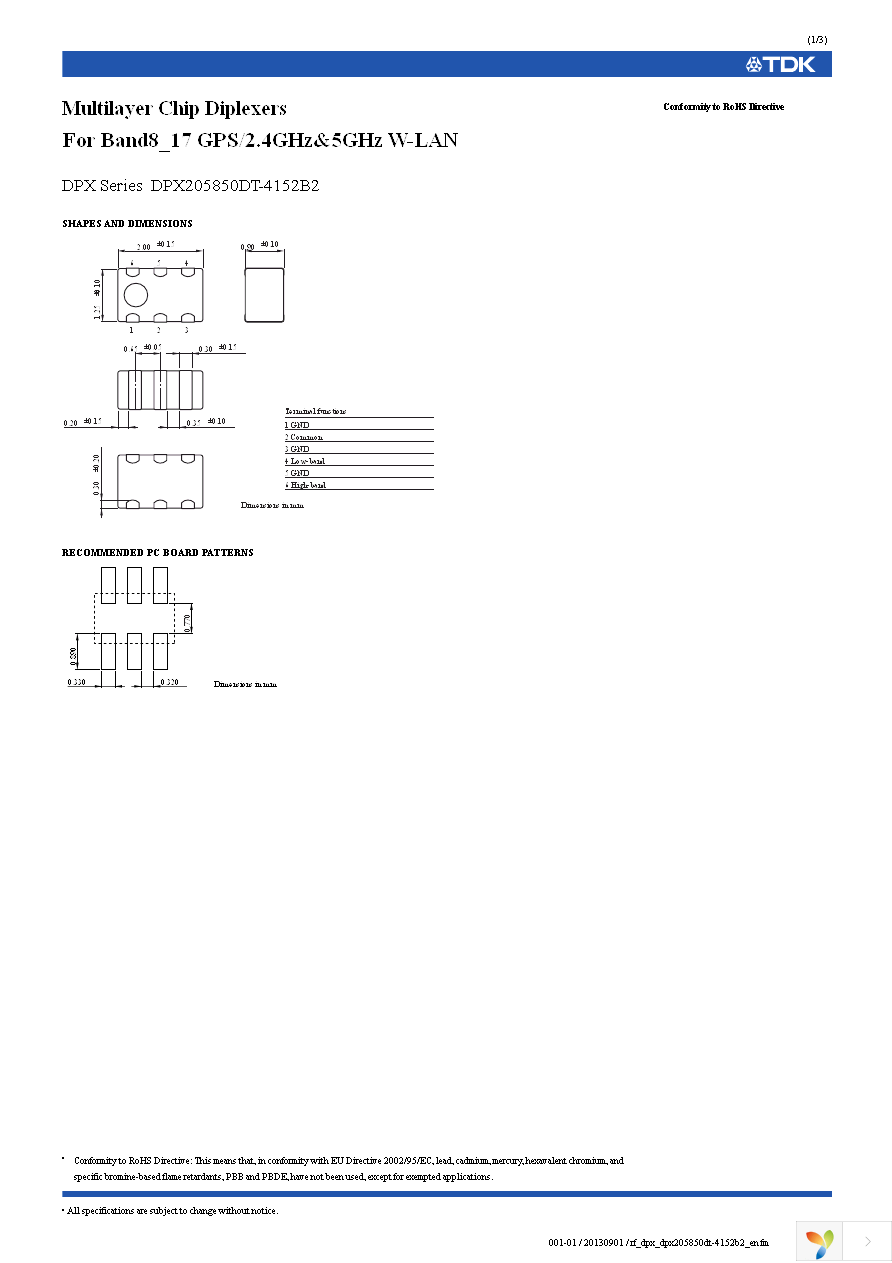 DPX205850DT-4152B2 Page 1