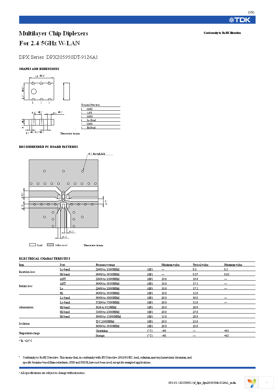 DPX205950DT-9126A1 Page 1