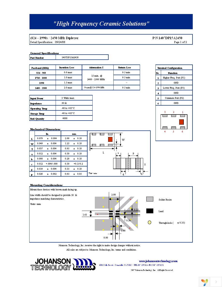 1407DP15A2450E Page 1