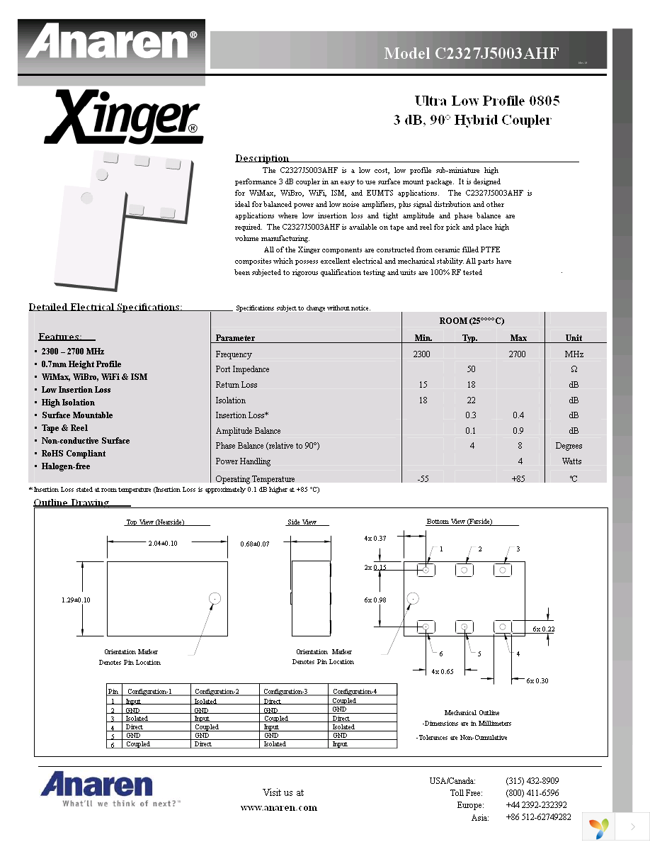 C2327J5003AHF Page 1