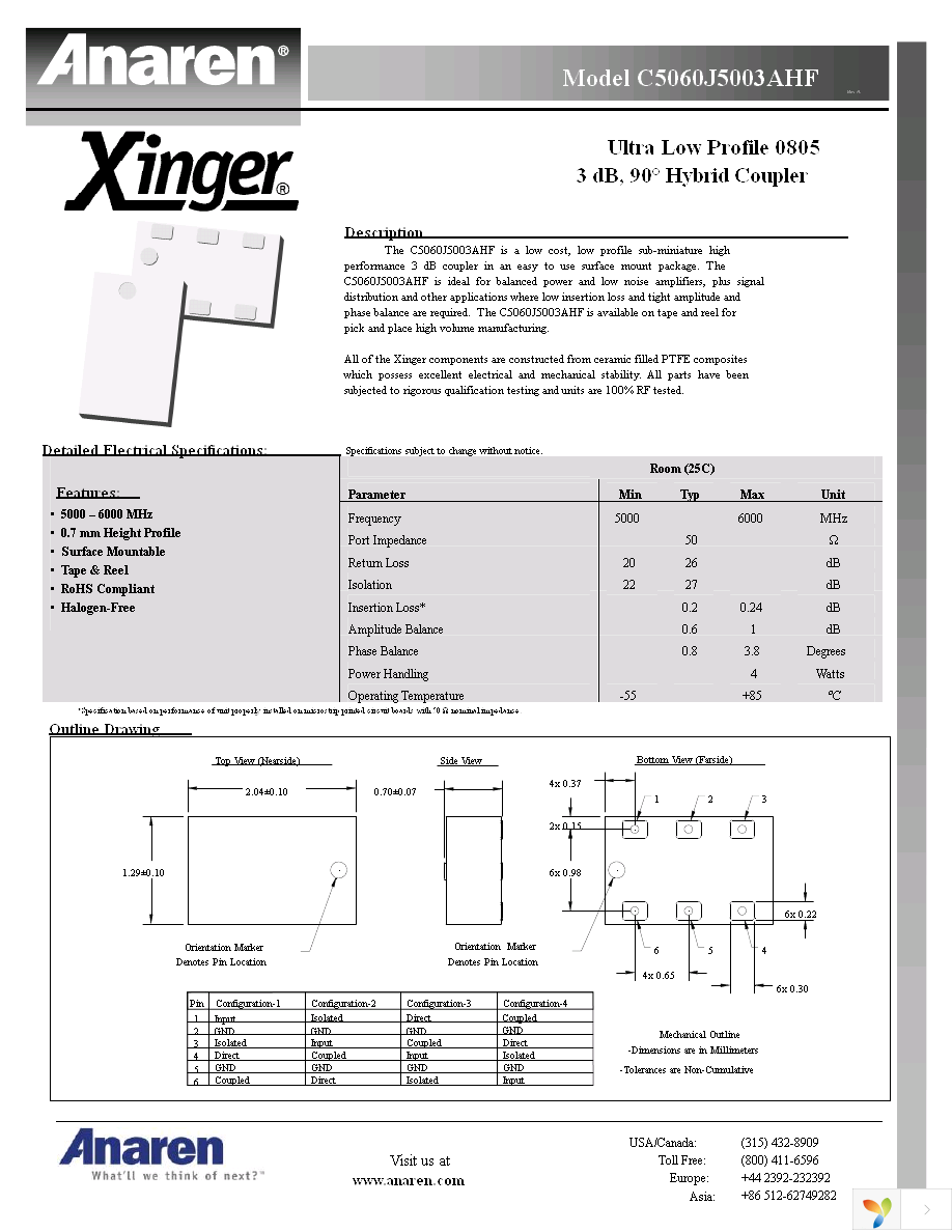 C5060J5003AHF Page 1