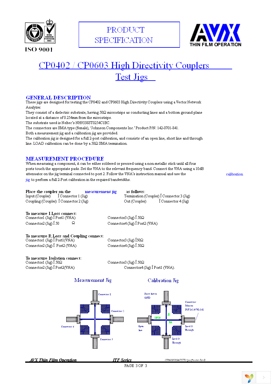 CP0603V0836CNTR Page 3