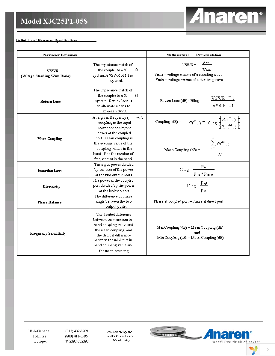 X3C25P1-05S Page 6