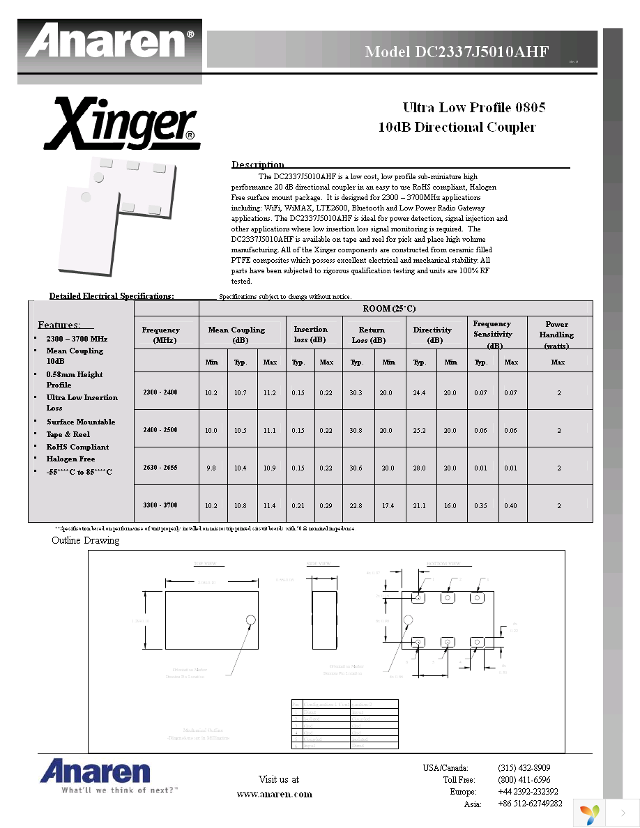 DC2337J5010AHF Page 1