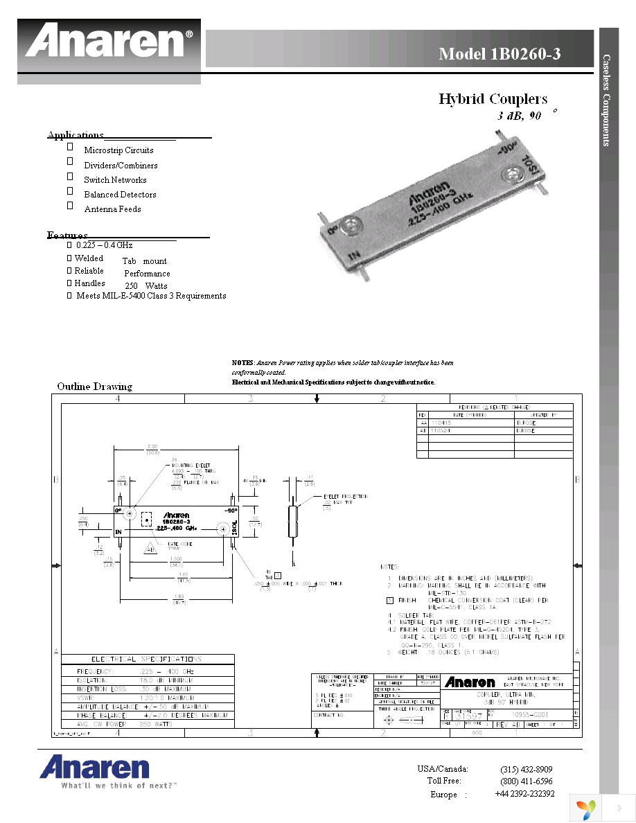 1B0260-3 Page 1