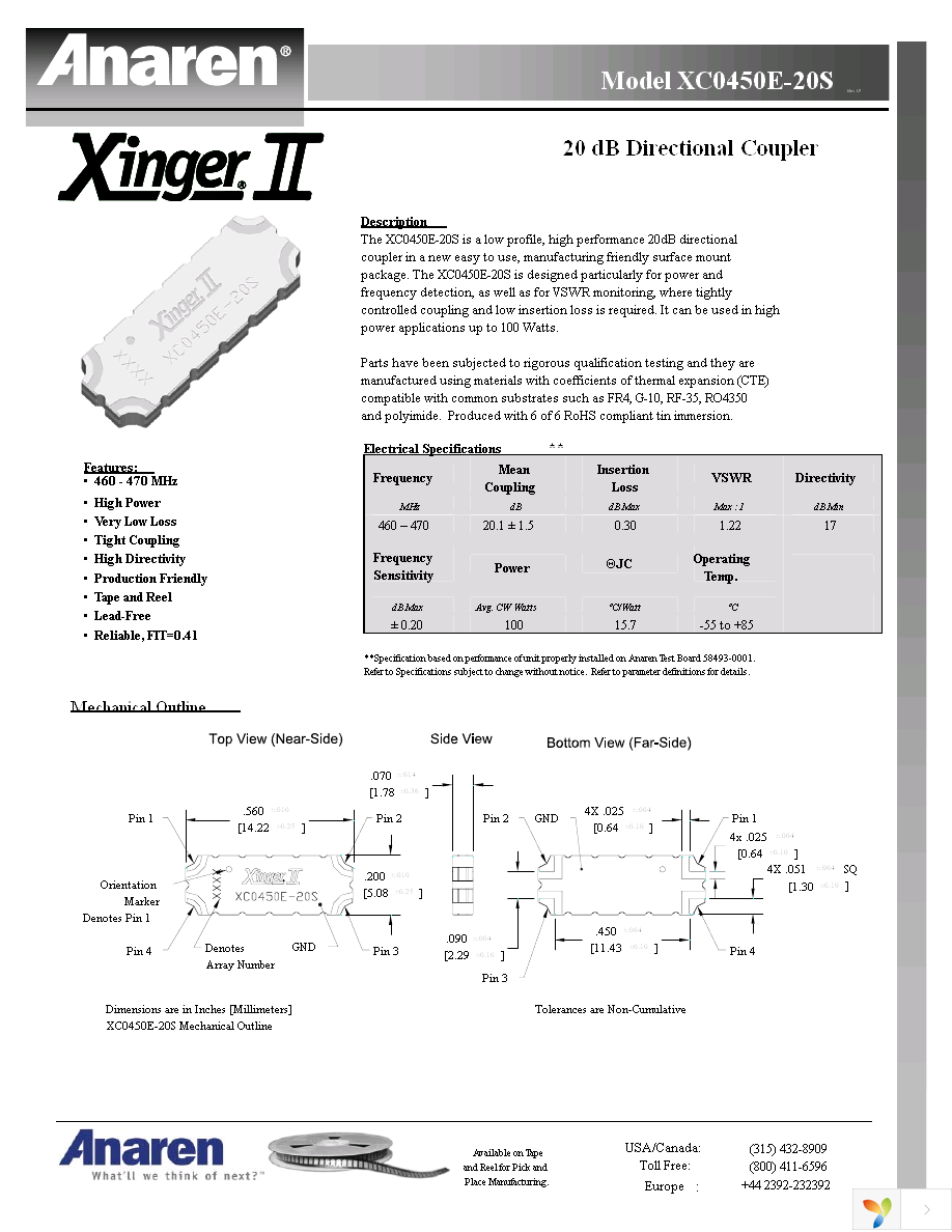 XC0450E-20S Page 1