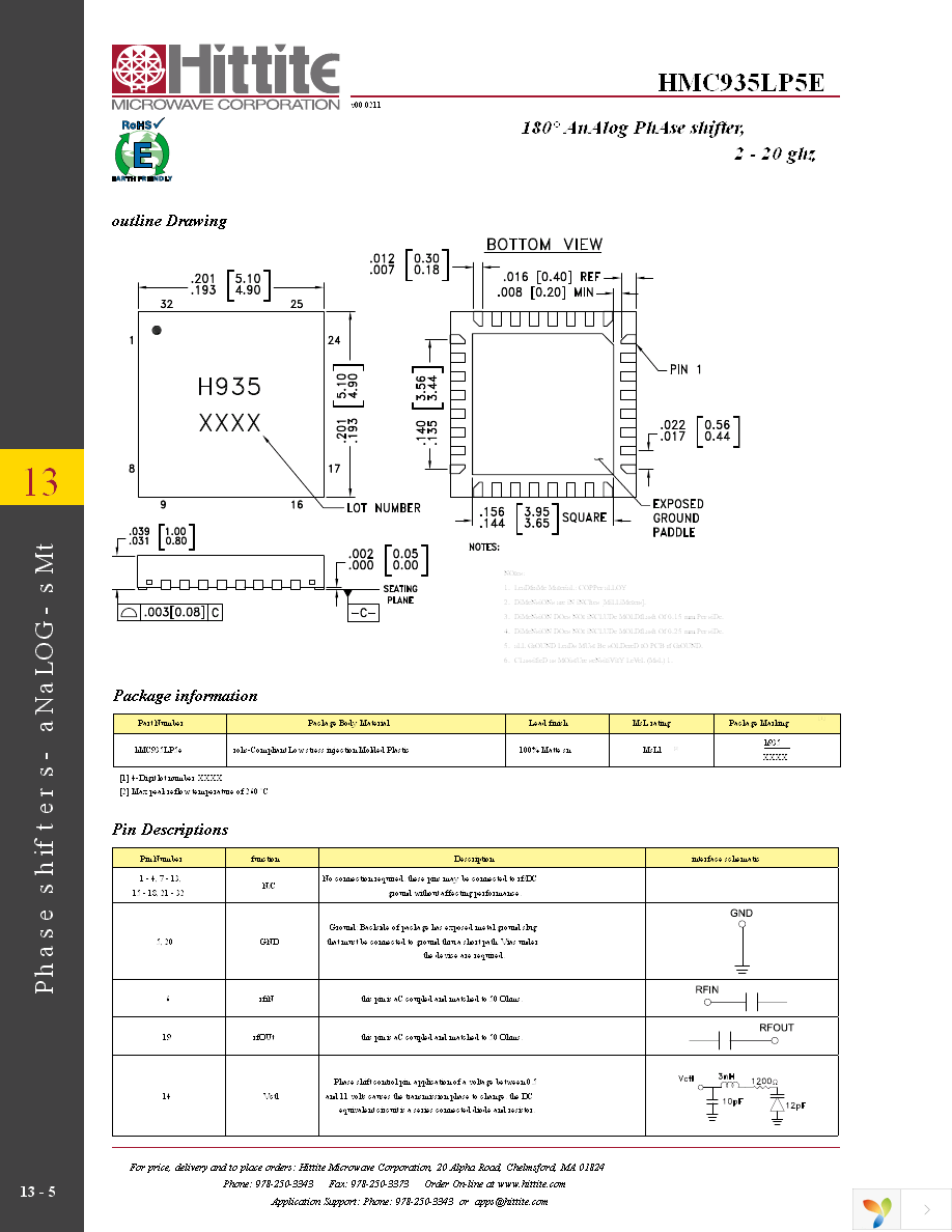 EVAL01-HMC935LP5E Page 7