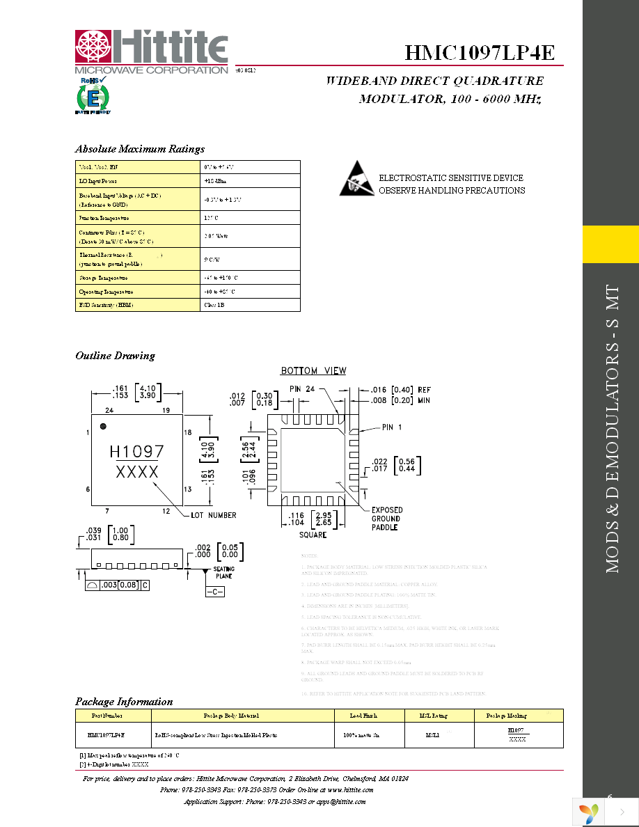 EVAL01-HMC1097LP4E Page 8