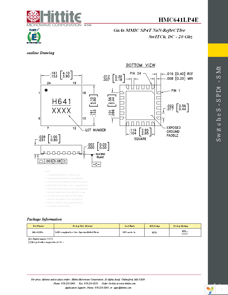 126511-HMC641LP4E Page 6