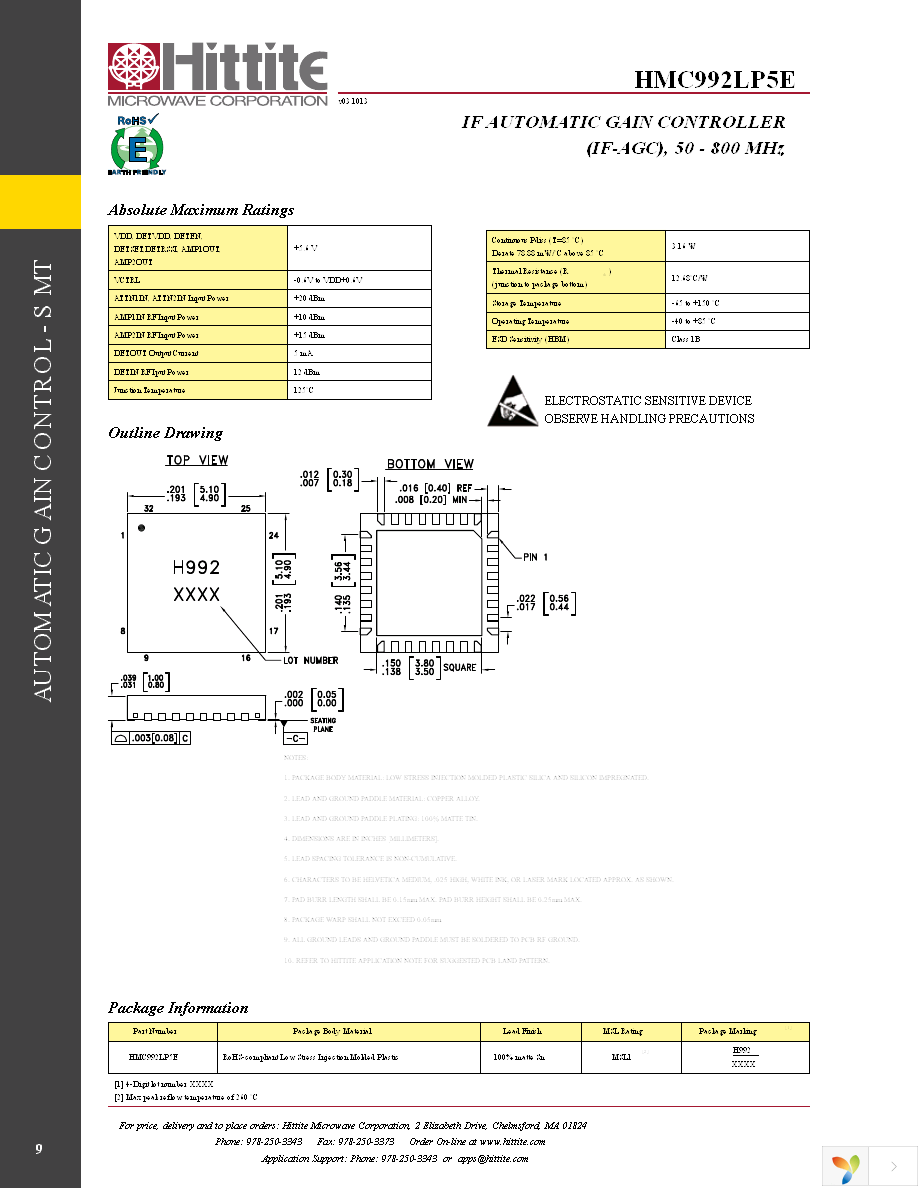 EVAL01-HMC992LP5E Page 11