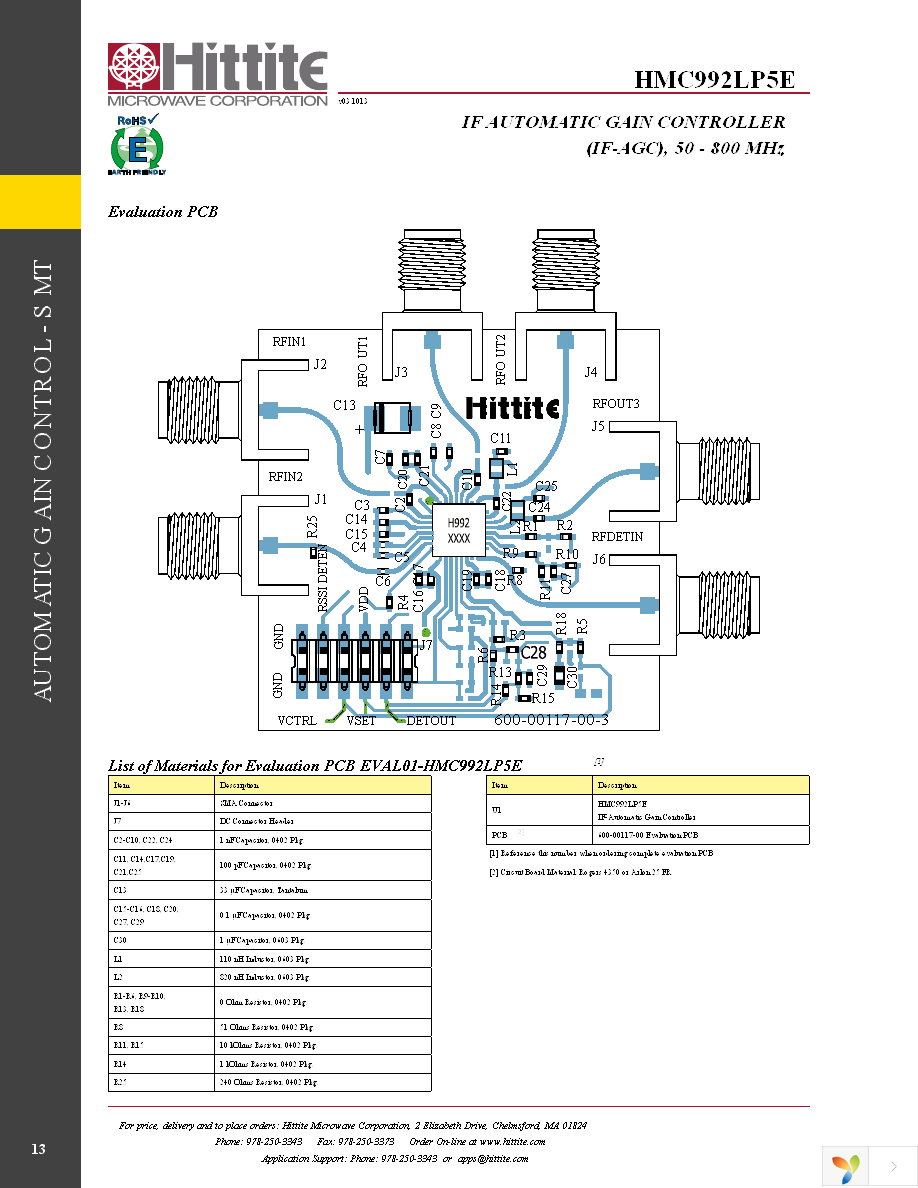 EVAL01-HMC992LP5E Page 15