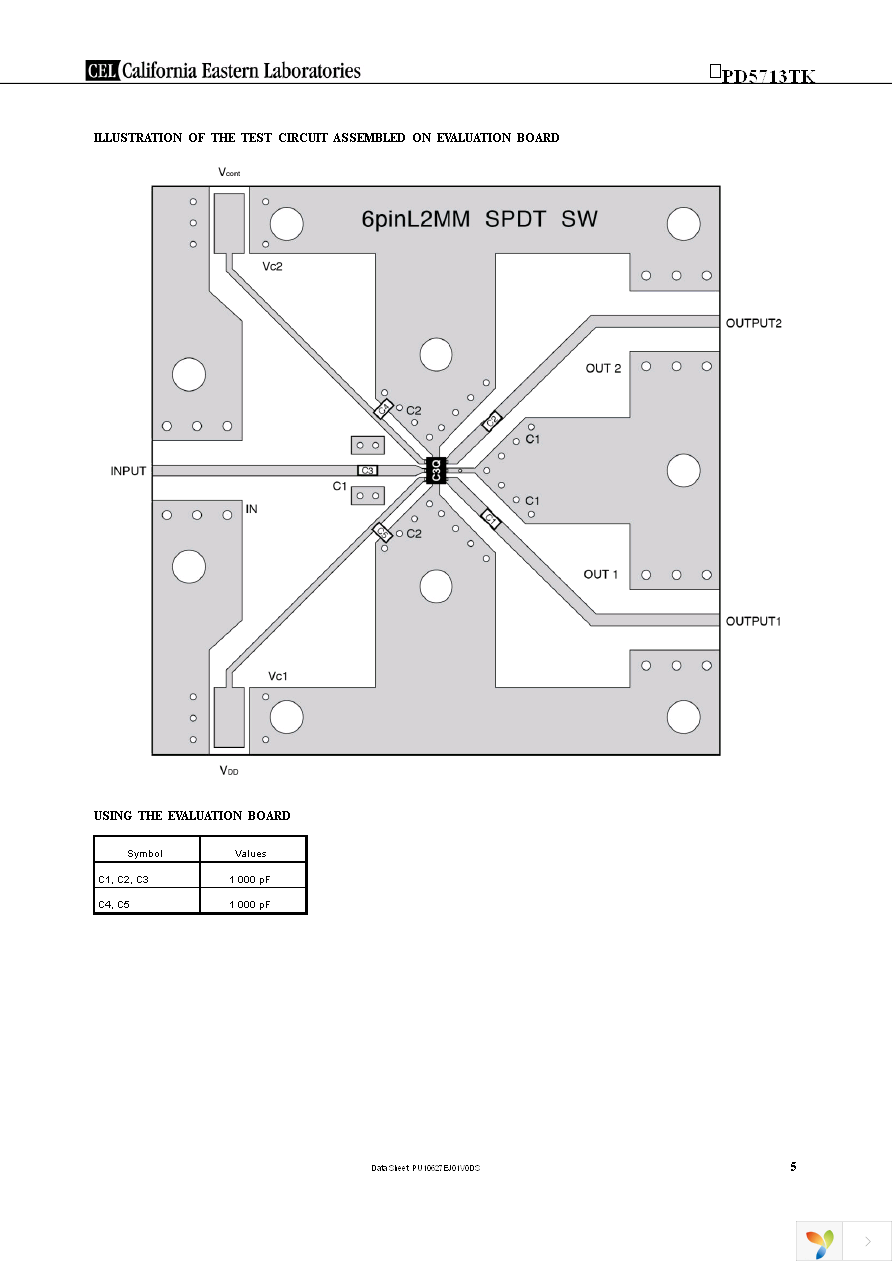 UPD5713TK-EVAL-A Page 5