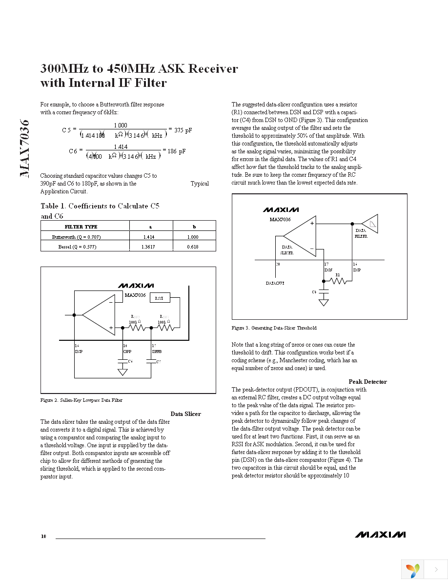 MAX7036EVKIT-433+ Page 10