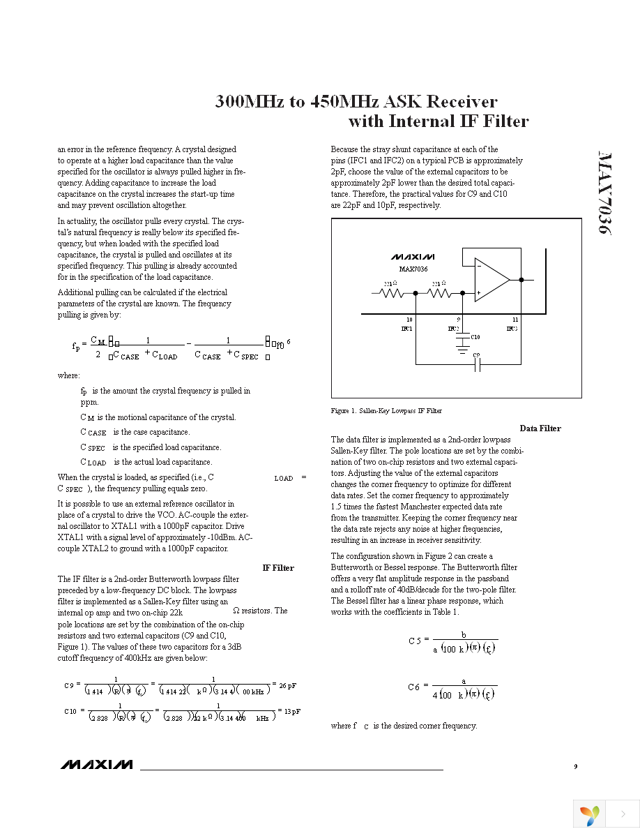 MAX7036EVKIT-433+ Page 9