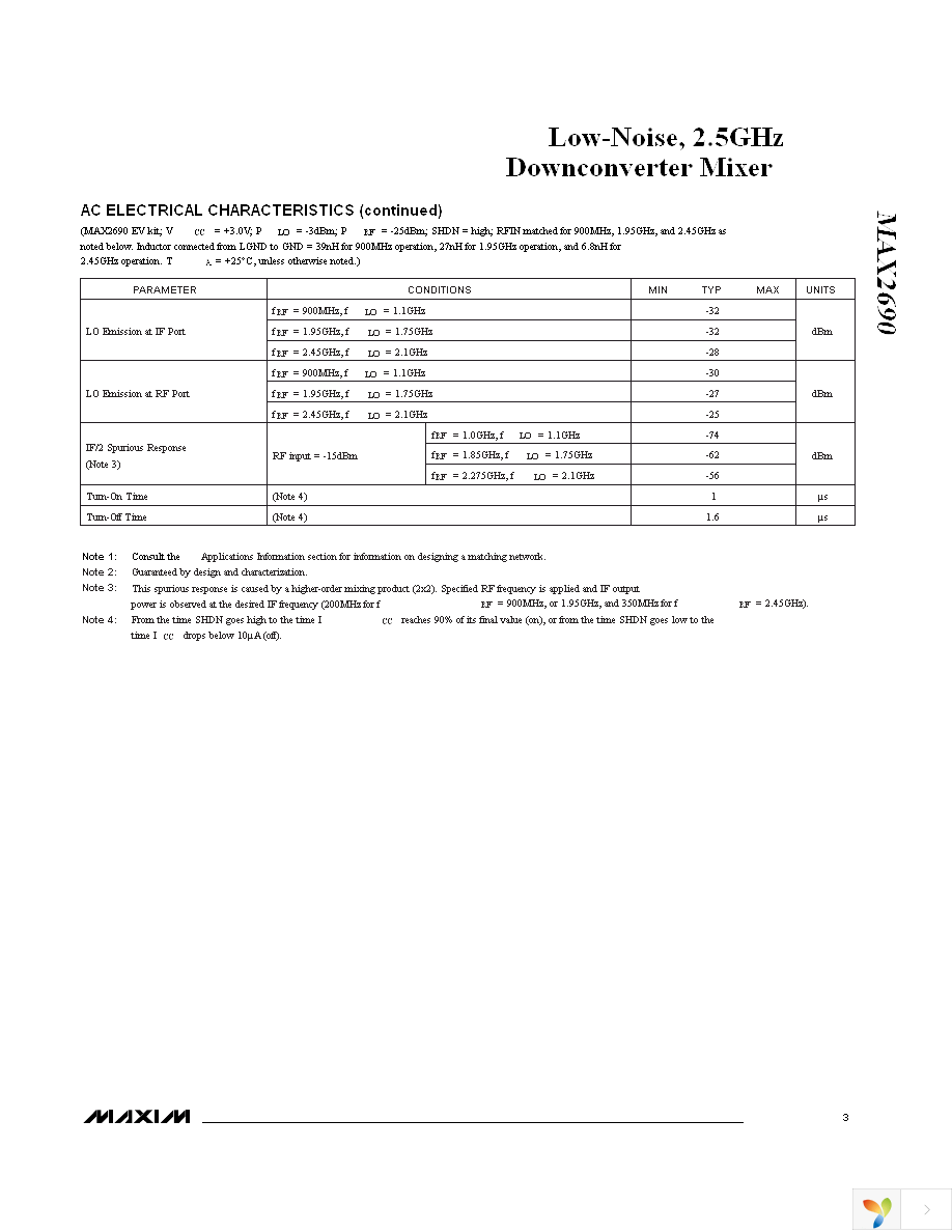 MAX2690EVKIT Page 3