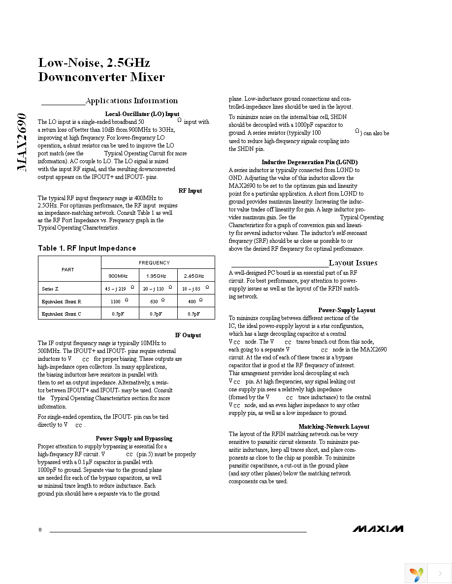 MAX2690EVKIT Page 8