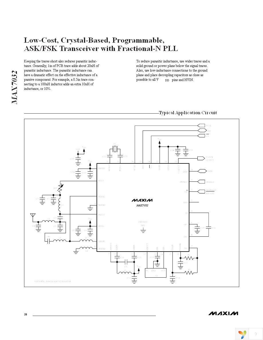 MAX7032EVKIT-315 Page 28