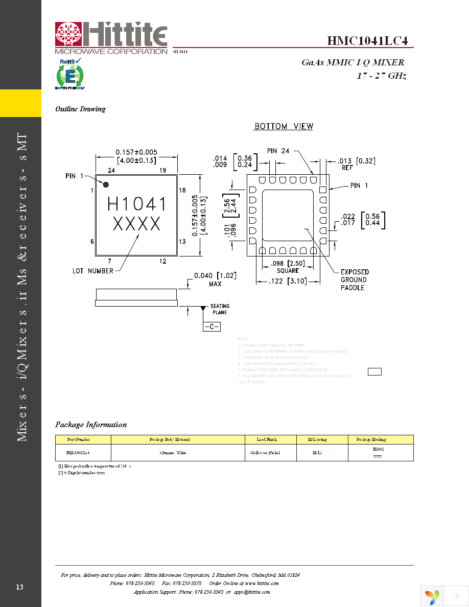 EVAL01-HMC1041LC4 Page 15