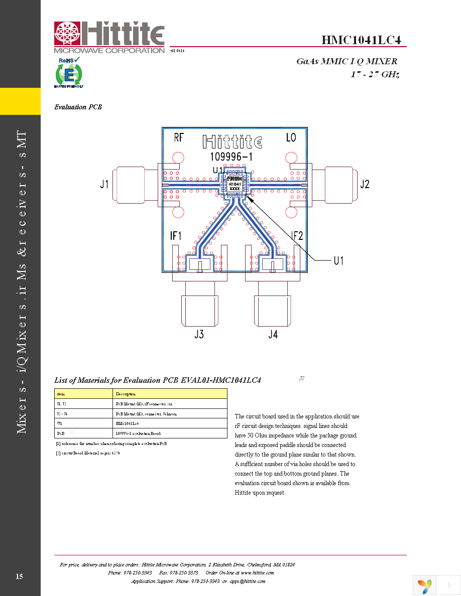 EVAL01-HMC1041LC4 Page 17