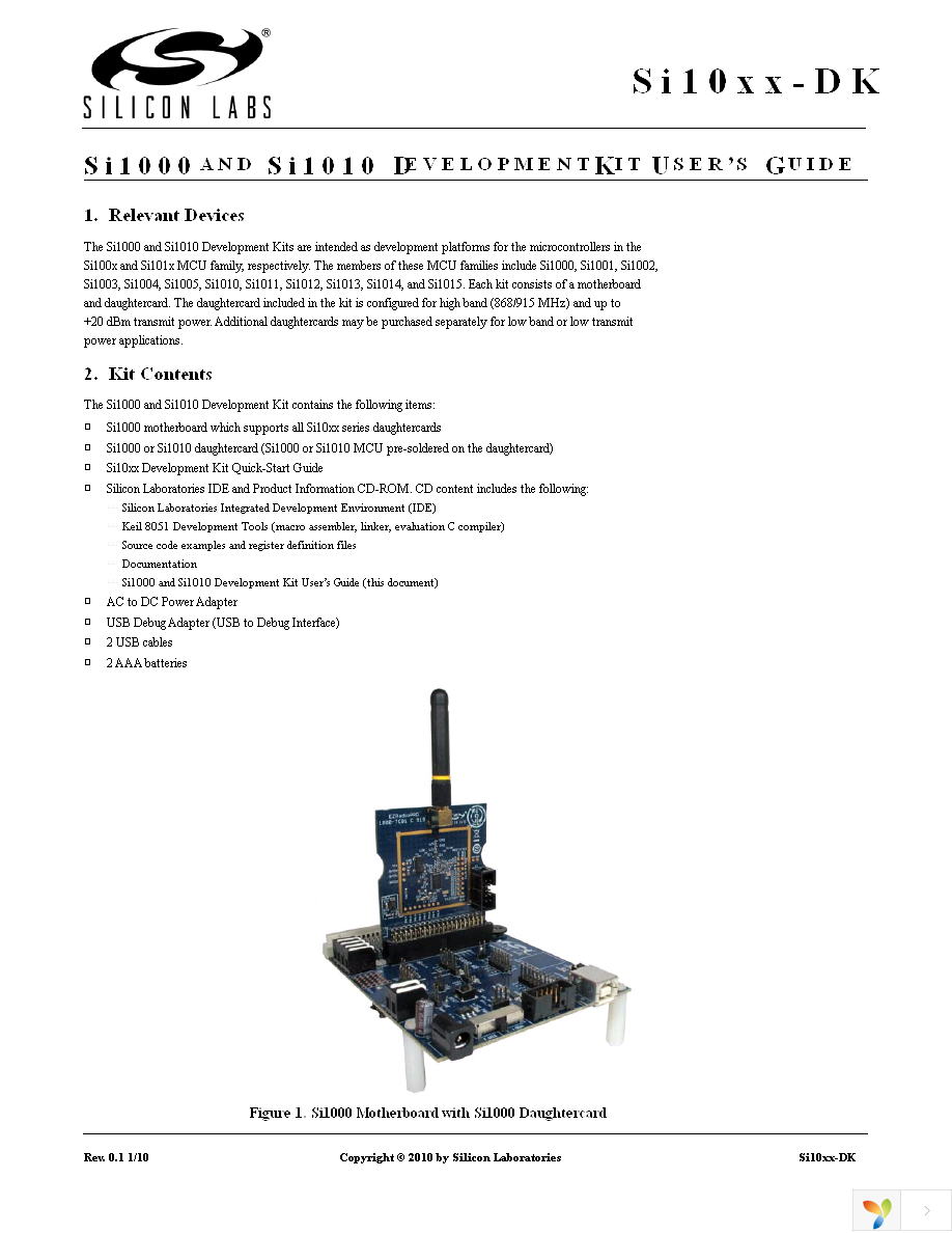 SI1010DK Page 1