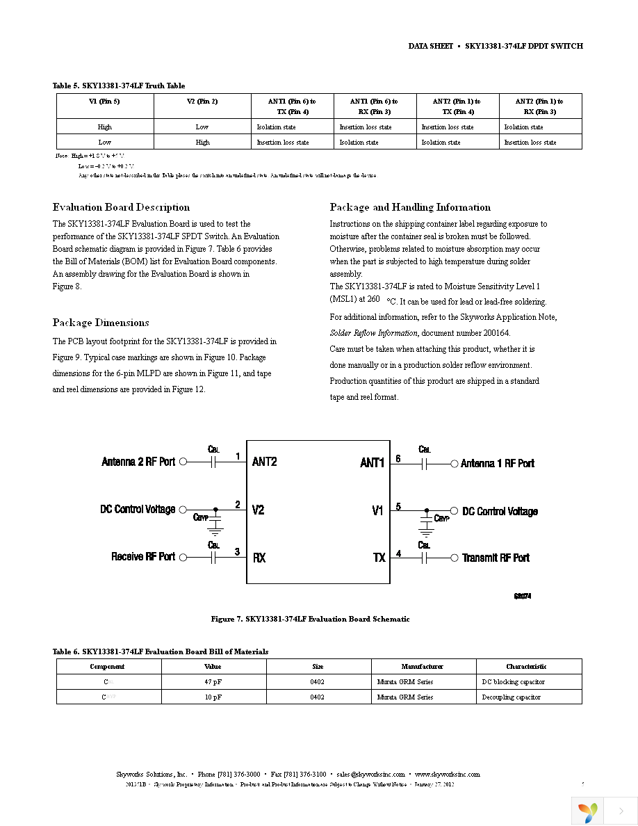 SKY13381-374LF_EVB Page 5