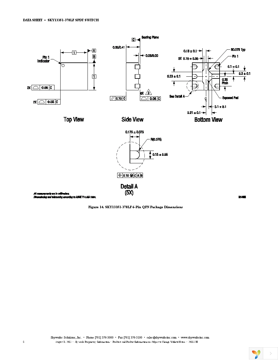 SKY13351-378LF-EVB Page 8