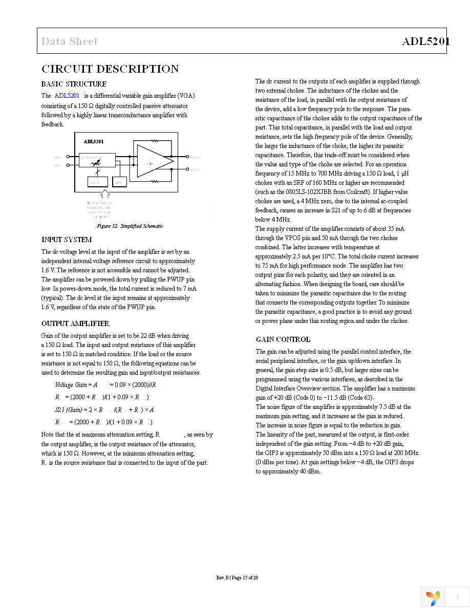 ADL5201-EVALZ Page 17