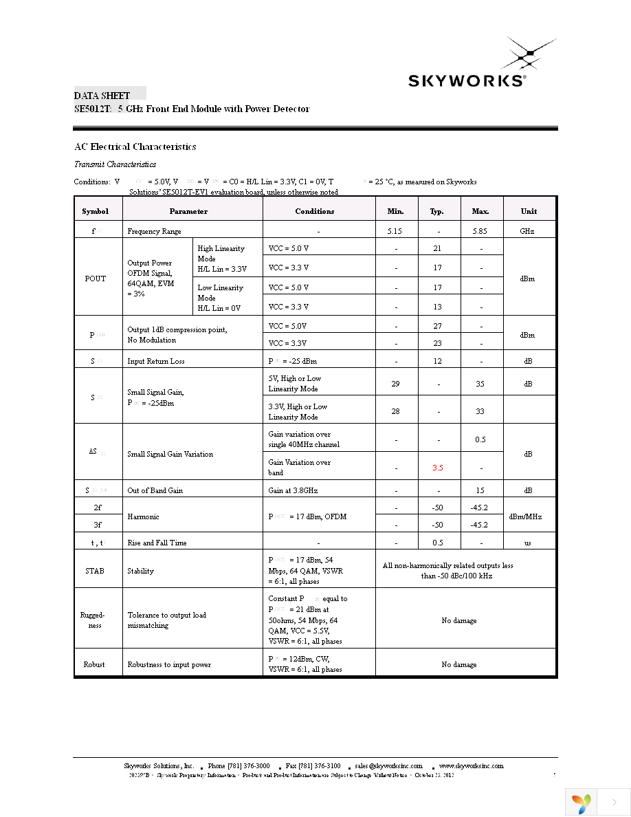 SE5012T-EK1 Page 5